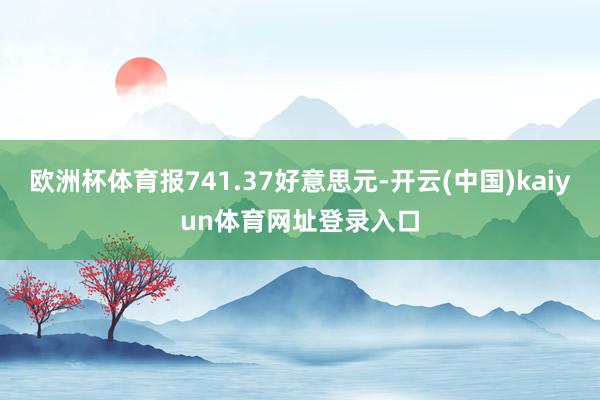 欧洲杯体育报741.37好意思元-开云(中国)kaiyun体育网址登录入口